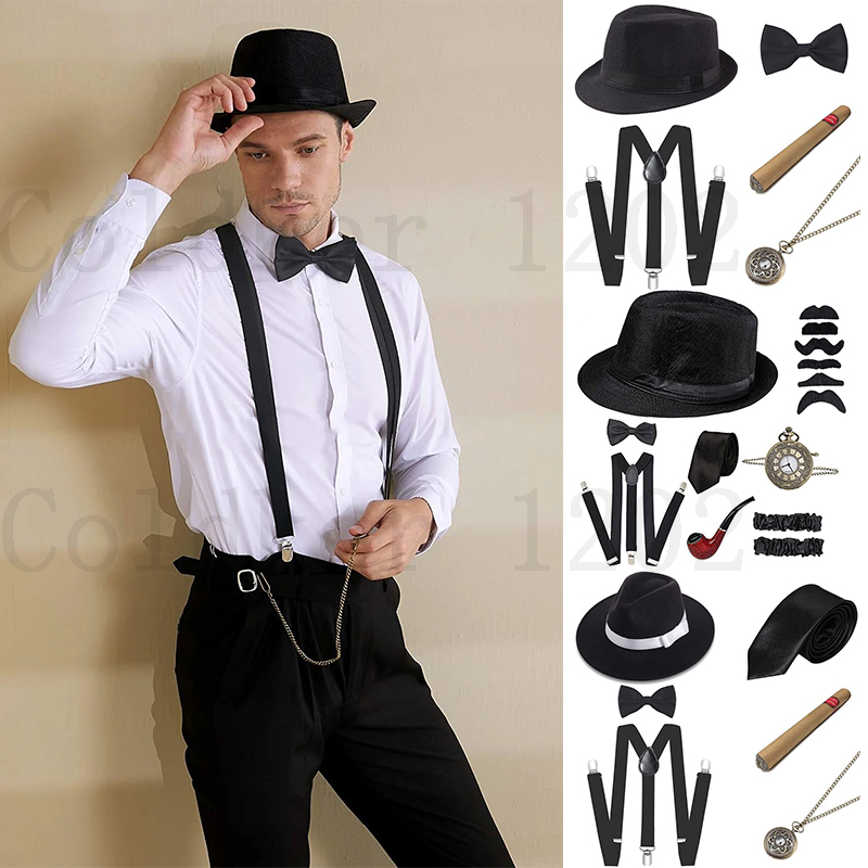 Men'S Accessories In The 1920S - Freies Schiff Halloween 1920er Jahre Herren