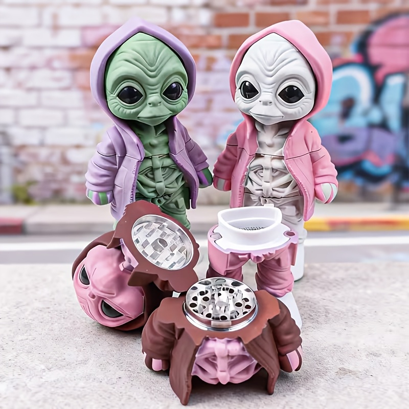 Men Accessories Usa - Lustiger Alien Kräutermühle Gewürzmühle für Tee