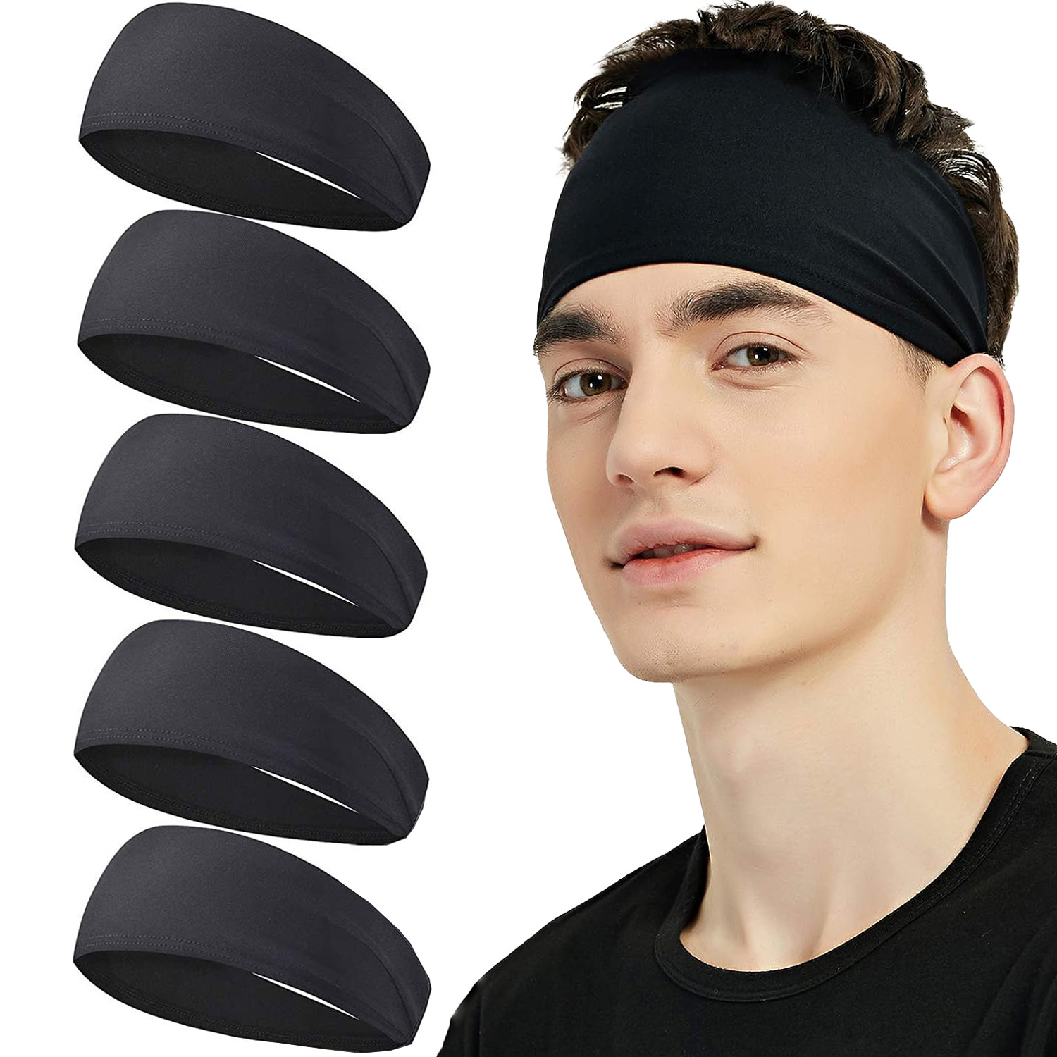 Men'S Yoga Accessories - Schweißband für Männer und Frauen, elastische