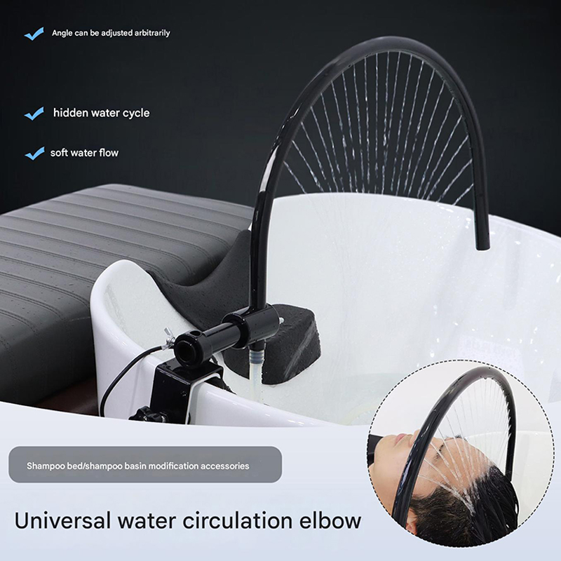 Men Accessories Shop - Salon-Kopfhautpflege-Wasserkreislaufregler mit Einstellbarem Wasserdurchfluss und Wasserfall-Bogenrahmen