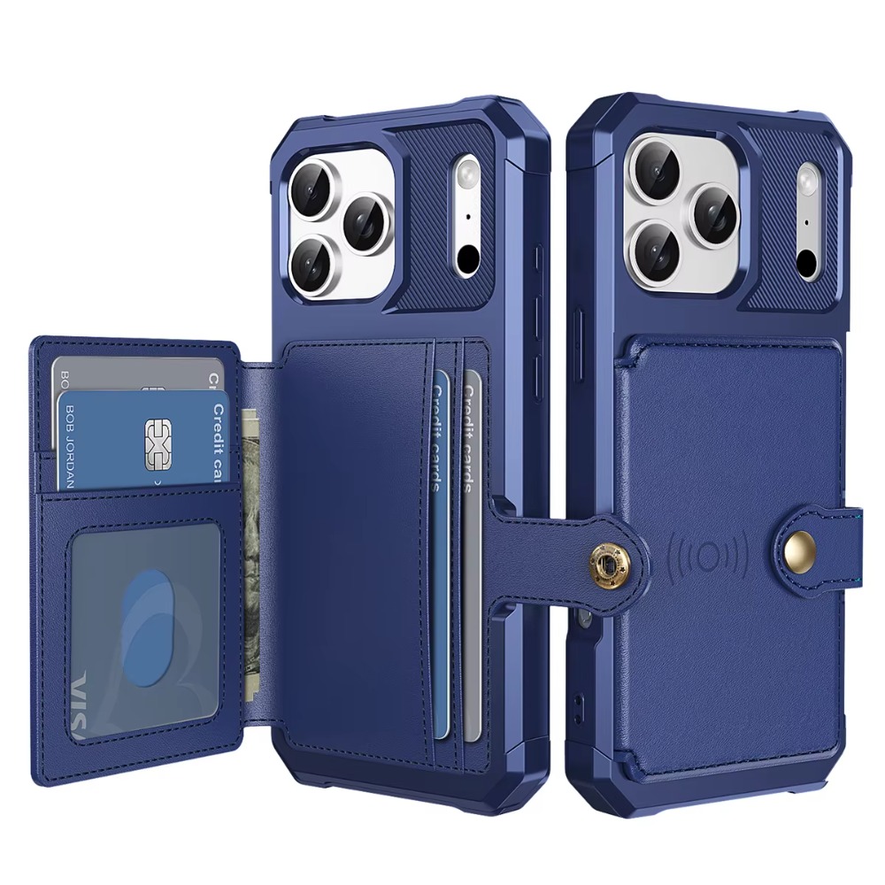 Phone Wallet Combo - Brieftasche Handyhülle Kartenhalter für Apple IPhone