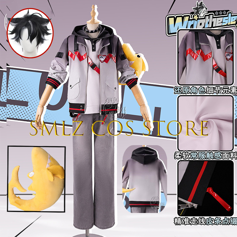 Men'S Accessories With Suits - 2026 Shark Wriothesley Cosplay Klee Kostüm