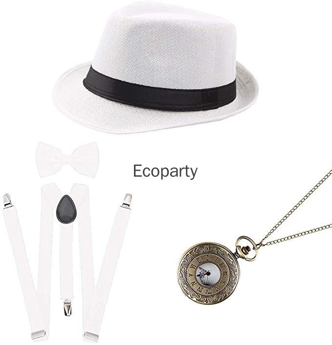 Men'S Accessories In The 1920S - Karneval Party Roaring Herren 1920er Panama