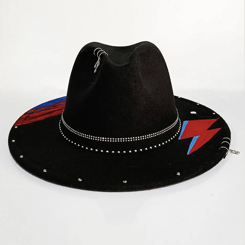 Men Accessories Shop - Handgenähter Fedora-Hut, Jazz-Hut, Männer und Frauen,