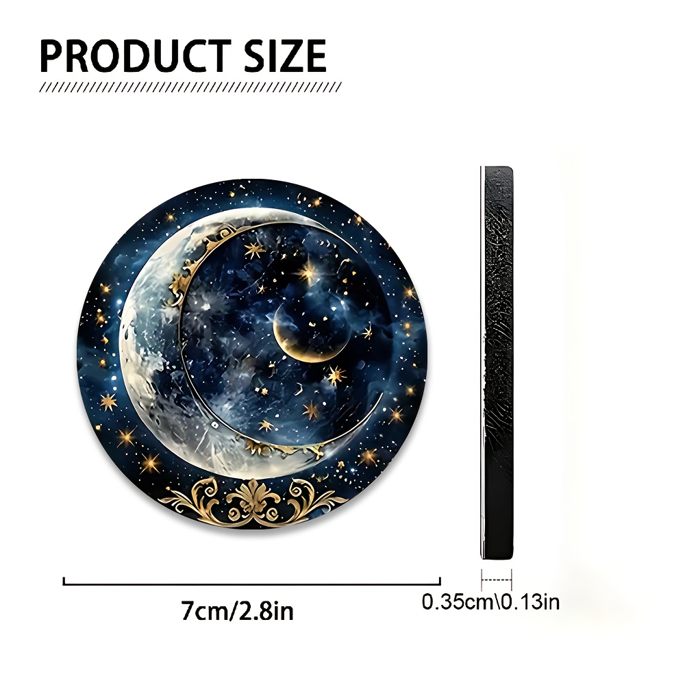 2 Stück Starry Night Moon Auto – Men Accessories Elegant Bewertung und Preis