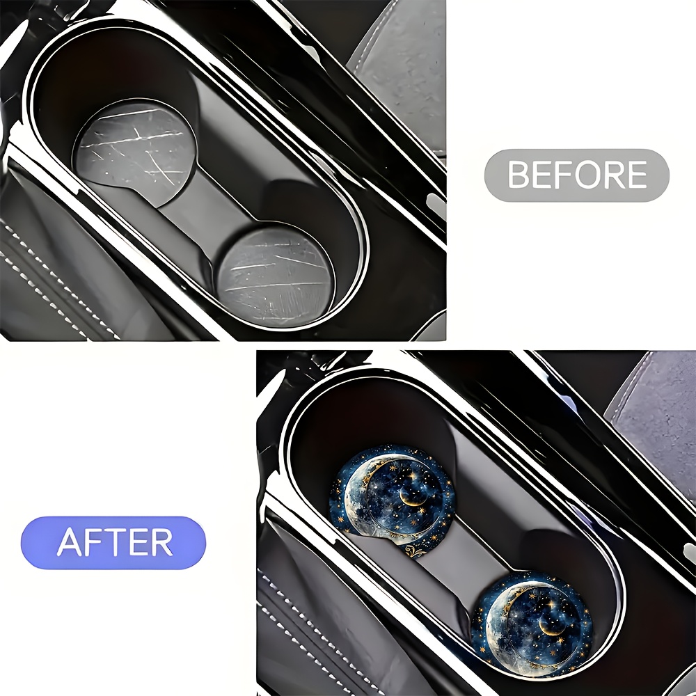 2 Stück Starry Night Moon Auto – Men Accessories Elegant Bewertung und Preis