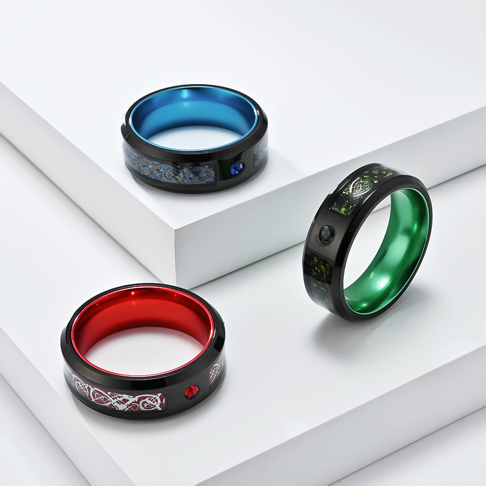 Drachenring aus Edelstahl, Nib – Men Accessories Shop Bewertung und Preis
