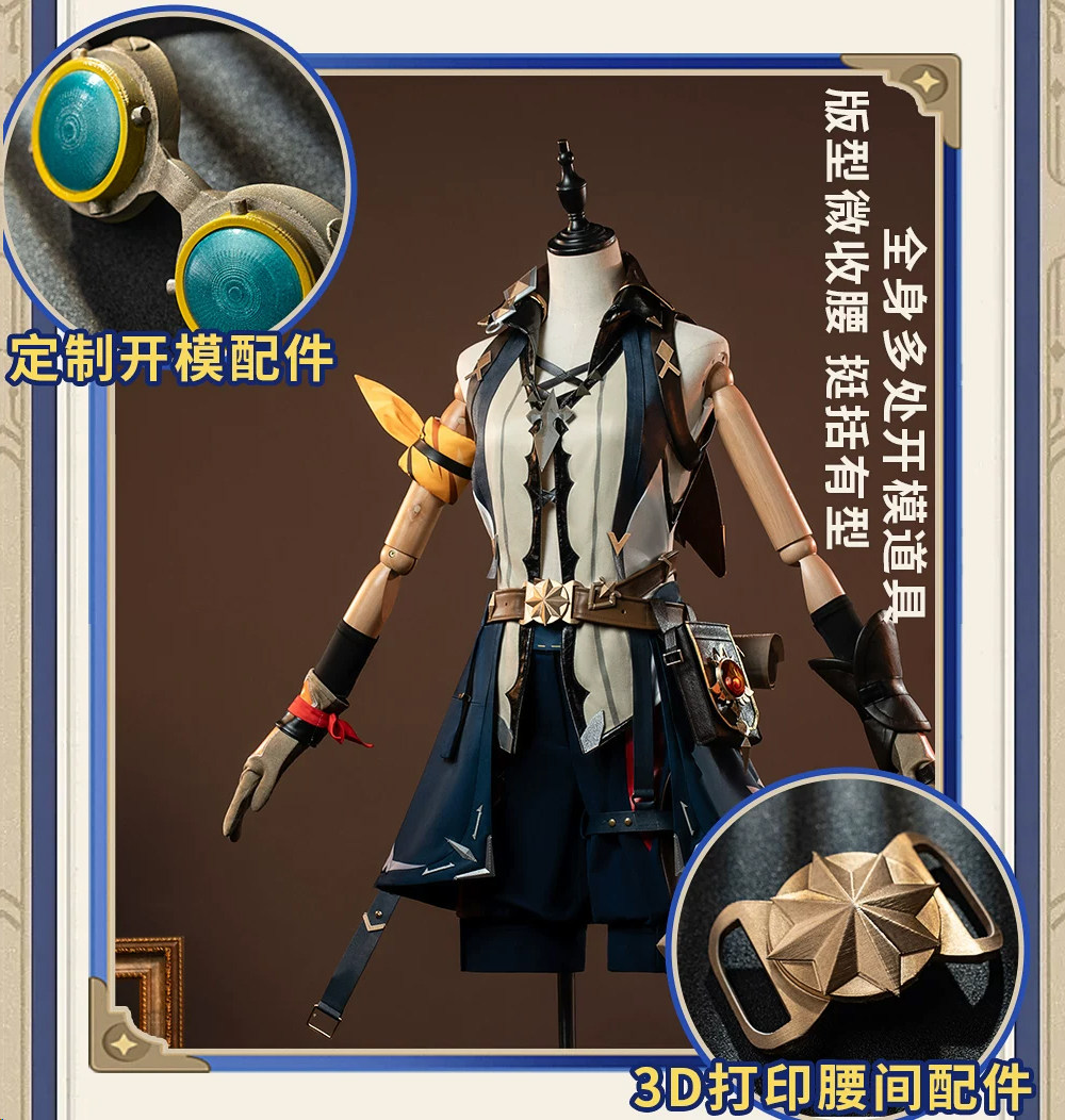 Bennet Adventurer Cosplay-Kost – Men'S Accessories With Suits Bewertung und Preis