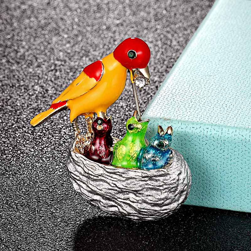 Zlxgirl Emaille-Vogelbroschen  – Men Accessories Bouquet Bewertung und Preis