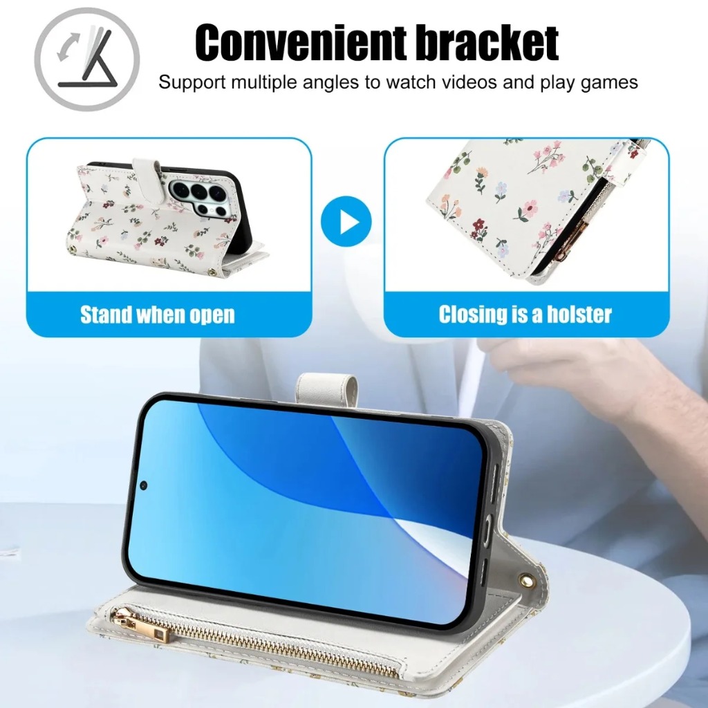 Reißverschluss-Kartenhalter-Br – Phone Wallet Combo Bewertung und Preis