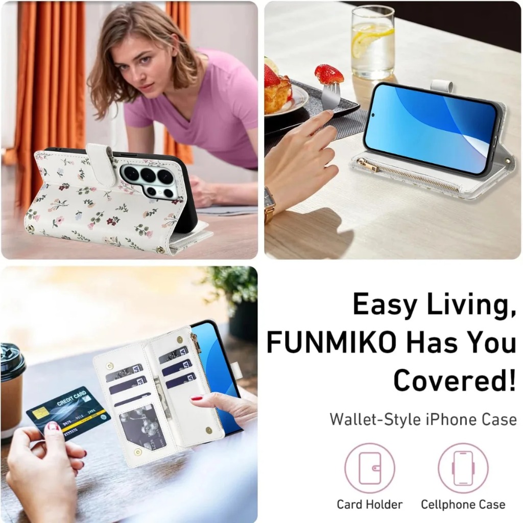 Reißverschluss-Kartenhalter-Br – Phone Wallet Combo Bewertung und Preis