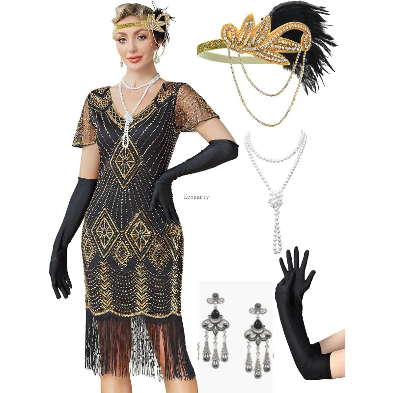 20er-Jahre-Kleider für Damen,  – Men'S Accessories In The 1920S Bewertung und Preis