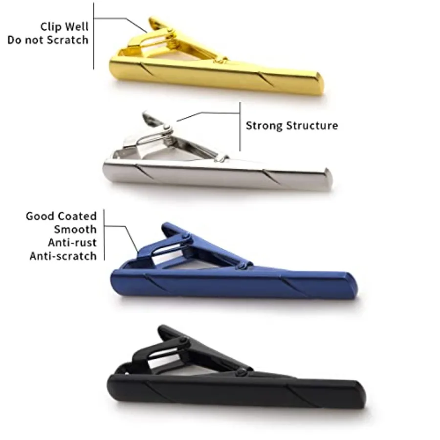 4 Stück Krawattenklammern für  – Men'S Accessories With Suits Bewertung und Preis