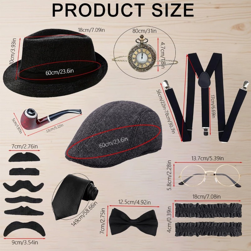 Herren-Kostümzubehör-Set im St – Men'S Accessories In The 1920S Bewertung und Preis