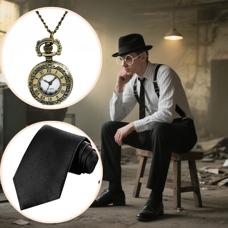 Herren-Kostümzubehör-Set im St – Men'S Accessories In The 1920S Bewertung und Preis