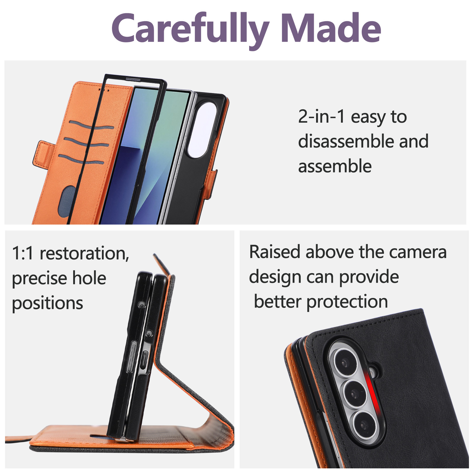 Flip Retro Leder Brieftaschen- – Phone Wallet Combo Bewertung und Preis