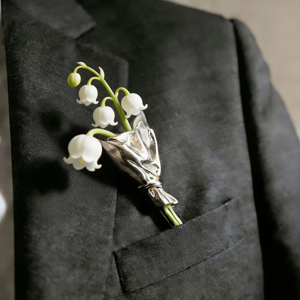 Vintage Blumen-Einsteckbrosche – Men Accessories Bouquet Bewertung und Preis